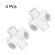 thumbnail image 3 of Uxcell Conector de 6 Vías de 1" para Muebles, Acoplamiento de Tubería de Grado de Construcción, Blanco, 3 of 7