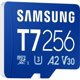thumbnail image 3 of Tarjeta microSDXC Samsung T7 de 256 GB A2 U3 V30, 170 MB/s, para cámaras 4K, 3 of 3