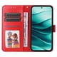 thumbnail image 3 of Funda tipo cartera FOXDOCK para Samsung Galaxy A06 5G , diseño girasol en relieve, cuero PU, cierre magnético, soporte y tarjetero, 3 of 5