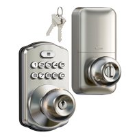 Pomo De Puerta Con Teclado Veise Ks03, Entrada Sin Llave, Níquel Satinado