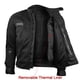 thumbnail image 4 of Chaqueta de moto Vance Leather Viper de malla reflectante para hombre, 4 of 7
