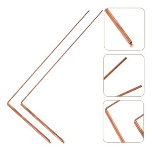 Genérica - Set Profesional Varillas De Radiestesia En L - Cobre