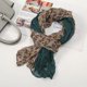 thumbnail image 1 of suxuMhao Bufanda Floral de Moda, Chal Bufanda Arrugado Ligero y Translúcido para Primavera y Otoño, 2 Piezas, Bufanda con Sensación Suave de Seda de Poliéster, 70.87x35.43in, Verde Oscuro + Rojo,, 1 of 2
