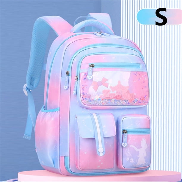 2024 New Girl Children Waterproof Backpack Primary Kawaii Cute School Bag Book Bags Pink For Kids Child Teenage Schoolbag