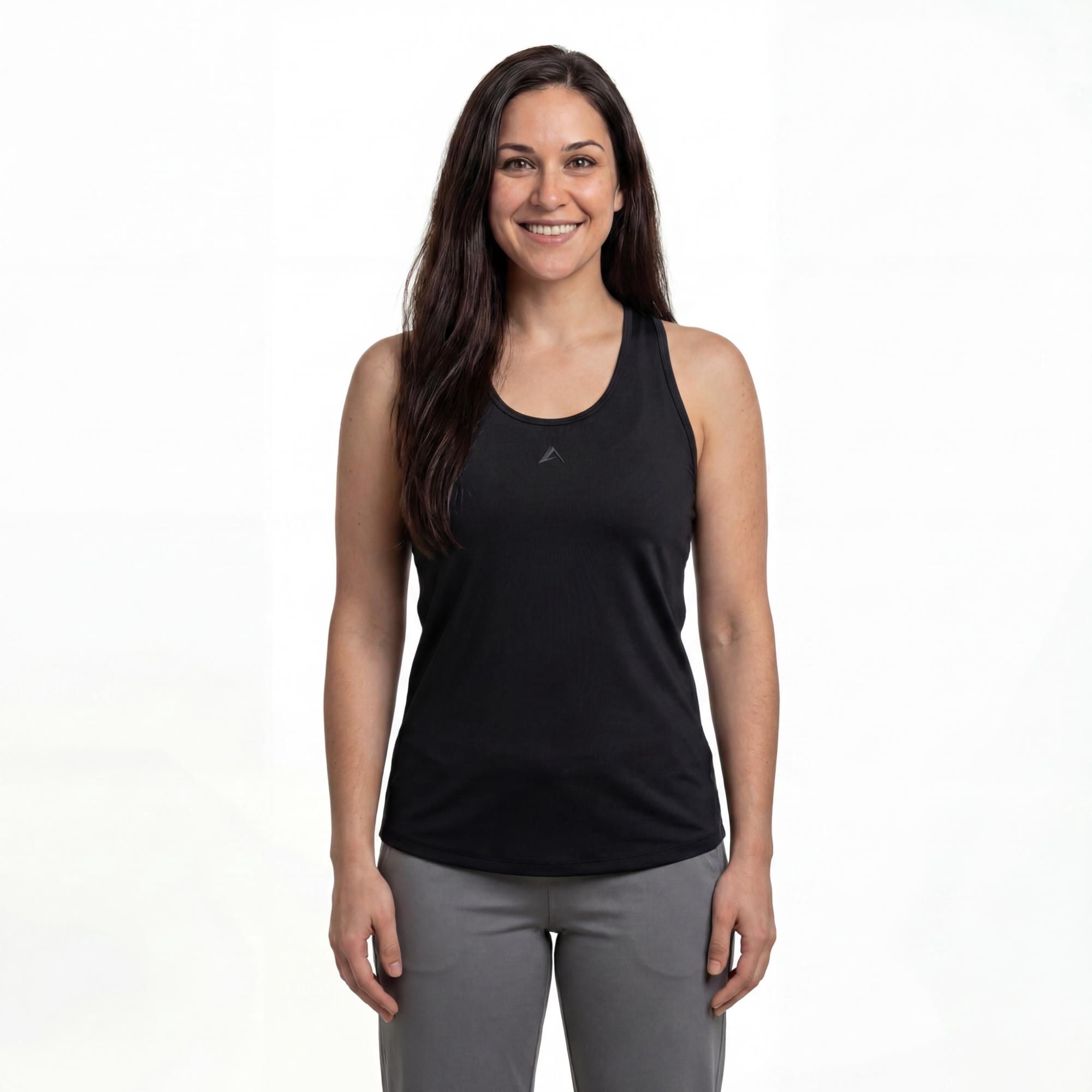 Polera Deportiva Mujer Negro 2XL