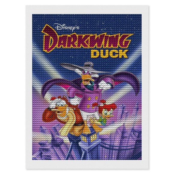 Kit de Pintura de Diamantes Desmarcar Darkwing Duck