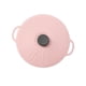 thumbnail image 4 of Tapa De Olla De Silicona Resistente Al Calor Con Asa Para Platos De Almacenamiento De Alimentos Tazas Rosa 15,3 Cm, 4 of 5