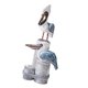 thumbnail image 2 of Estatua Mediterránea Rústica Con Pájaro Doble Para Jardín, Escritorio, Sala De Estar, Estilo Retro Azul, 2 of 5