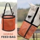 thumbnail image 5 of Bolsa de Alimentación para Caballos Uxcell, Bolsas de Heno Tipo Bozal con Correa Ajustable, Malla de Nylon, Fondo Impermeable, 5 of 7