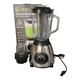 thumbnail image 2 of Licuadora Juguera Electrica 3 Velocidades Jarra Vidrio 1.5lt Plateado, 2 of 3