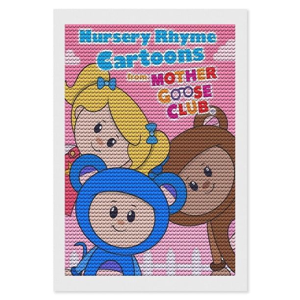 Mother Goose Club Kits de Pintura de Diamantes para Adultos 5D DIY Diamond Art Kits Full Drill Diamond Dots para Regalo Decoración de Pared y Relajación Artes de Gemas 20*30cm