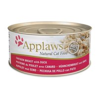 Applaws - Alimento Húmedo Gato Pollo Con Pato Lata 70 Gr