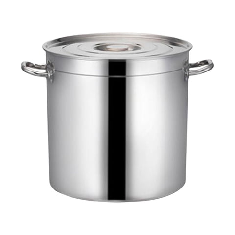 Bothyi - Olla De Inducción De Utensilios De Cocina De Acero Inoxidable Para Comedores, Hotel, Hogar, 40Cm