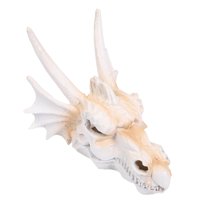 Magideal - Estatua De Cabeza De Dragón Para Decoración De Acuario, Obra De Arte, Adorno Con Detalles Vívidos, Adorno De Esqueleto Para Escondite, Escultura De Re 136 X 8 X 75 Cm