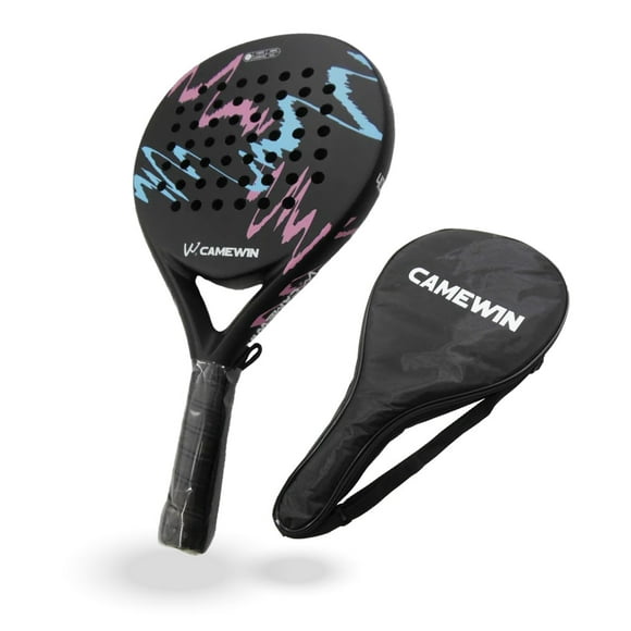 Pala de Padel 4018 Negra con Rosado