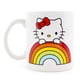 thumbnail image 3 of Taza Silver Buffalo Sanrio Hello Kitty Rainbow Peek 600 ml, 3 of 7