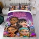 thumbnail image 4 of Bratz Girls Conjunto de sábanas temático, trío de piezas, cómodo y amigable con la piel, diseño único, regalo de decoración para el hogar para familiares, amigos y fans, 90 cm * 190 cm, 4 of 6