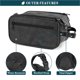 thumbnail image 5 of Neceser PAVILIA Travel Shaving Dopp Kit de piel sintética negro, 5 of 8