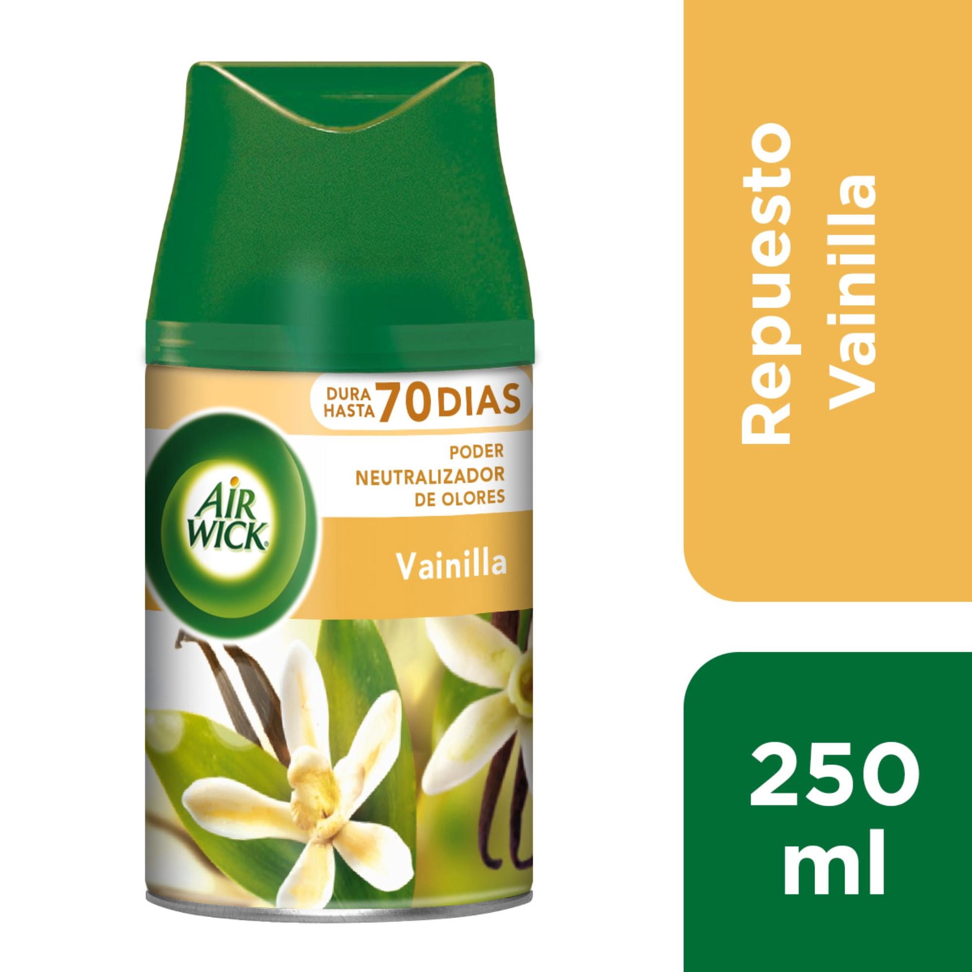 Aromatizante Ambiental Repuesto Aerosol Vainilla Lata 250 ml Air Wick