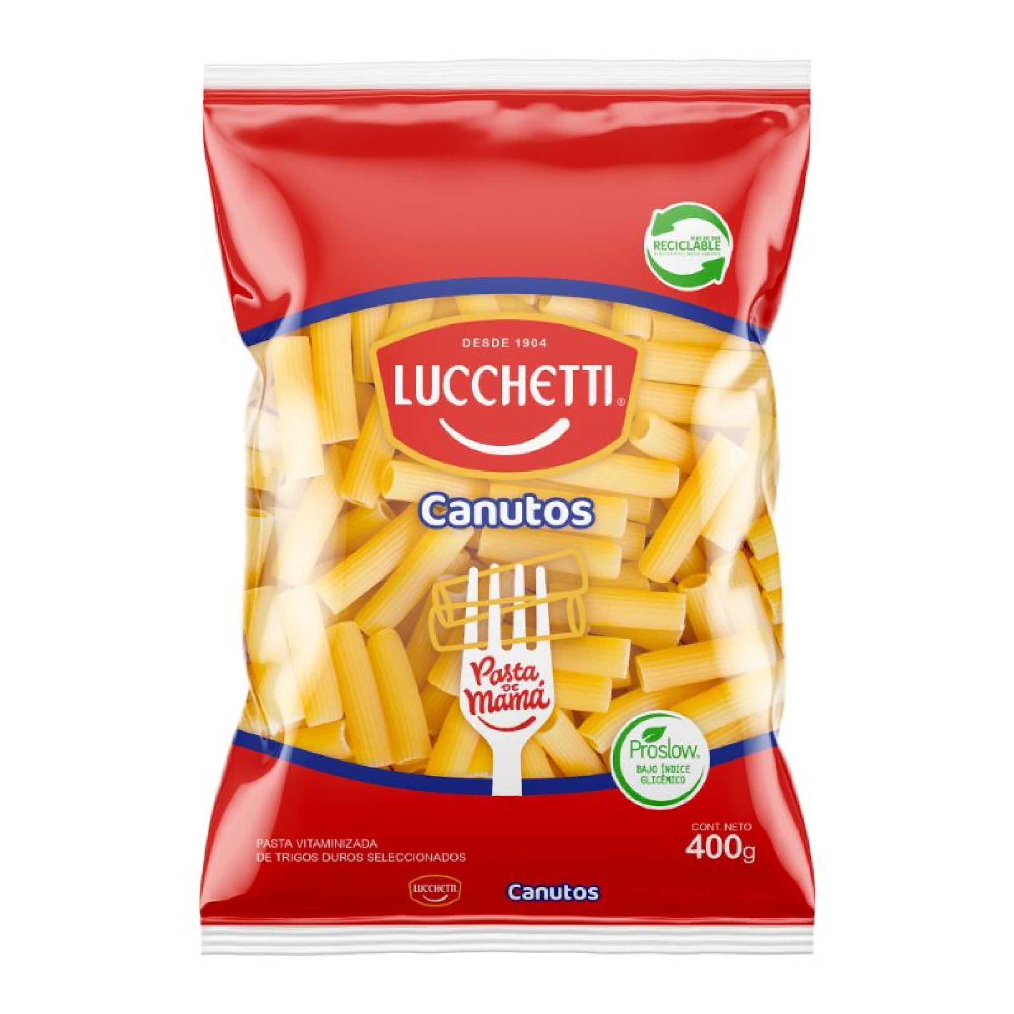 Fideo Pasta Canutos N°47 Bolsa 400 g Lucchetti