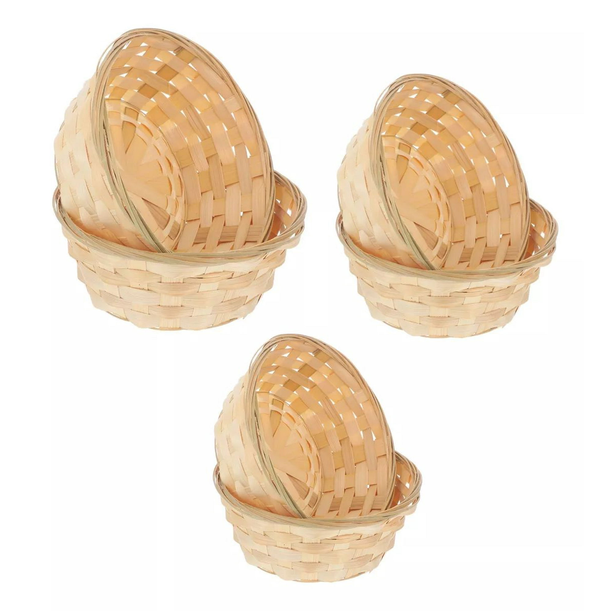 Oem - Pack 6 Cesta Panera Tejida Cesta De Pan Pascuas 17x6cm