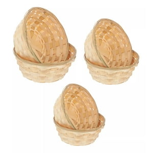 Oem - Pack 6 Cesta Panera Tejida Cesta De Pan Pascuas 17X6Cm