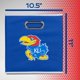 thumbnail image 2 of Cubo de almacenamiento Franklin Sports NCAA Kansas Jayhawks 27x27 cm, 2 of 7