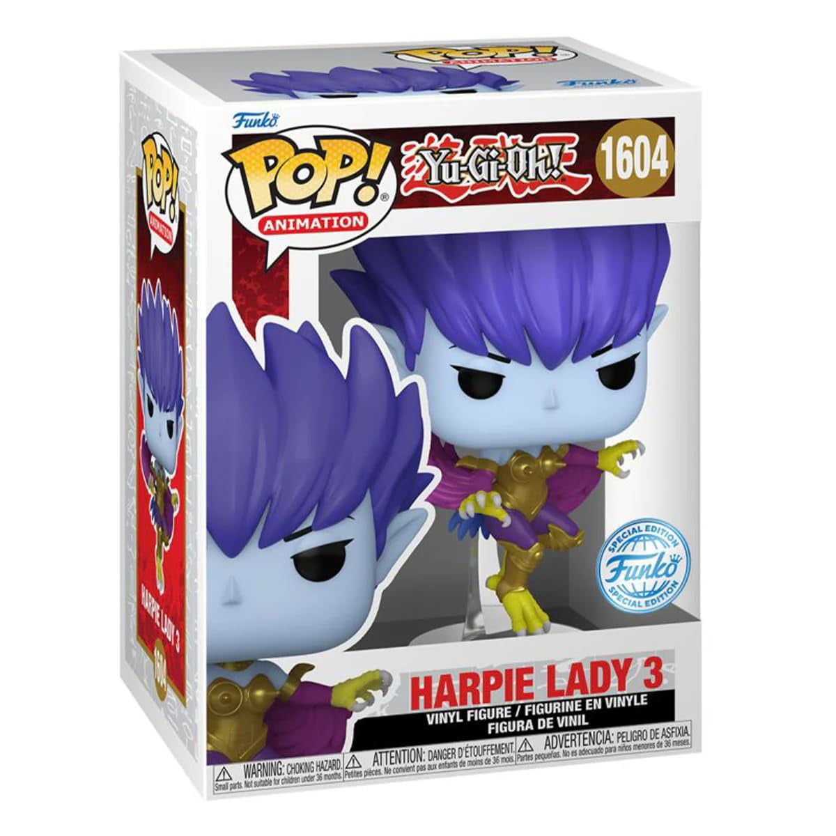 Figura Pop En Vinilo Funko Yu-gi-oh! ¡exclusiva De Harpie Lady 3!