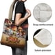 thumbnail image 3 of Max and the Midknights Bolso de tela con estampado de lienzo para mujer, bolsa de compras reutilizable y estética, con cremallera interior, regalo para mujer,38*45cm., 3 of 6