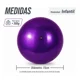 thumbnail image 2 of Pelota Gimnasia Rítmica Infantil 15 cm 250-300 g Glitter Entrenamiento Competencia, 2 of 3