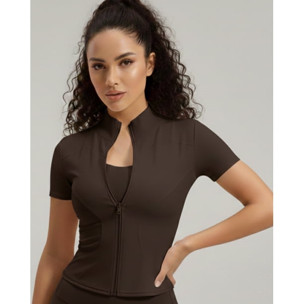 Polera Deportiva Mujer con Cierre SportFlex