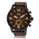 thumbnail image 4 of Reloj Fossil Nate Quartz de piel de acero inoxidable para hombre, 4 of 8