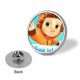 thumbnail image 3 of Dave y Ava-Theme Round Button Badge: Premium Metal Construction, Ideal for High-End Events 2.8 cm, 3 of 6