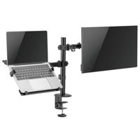 Ergostore - Soporte Dual Para Monitor Y Notebook