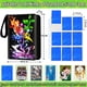 thumbnail image 2 of Carpeta para cartas coleccionables Minkeytal de 9 bolsillos con 50 fundas, morada, 2 of 8