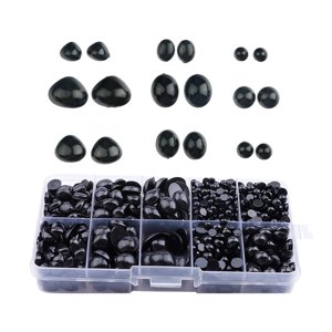 Magideal - 1000 Uds. Ojos Y Negros De Seguridad Diy Manualidades Para Hacer Muñecas Decoración Álbum De Recortes Artesanía Hecha A Mano Ojos De Muñeca