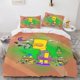 thumbnail image 2 of The Simpsons Anime Bedding Set Duvet Cover 100% Polyester Suitable For Children And Adults 3-Piece Set 1 Quilt Cover, 2 of 5
