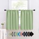 thumbnail image 2 of suxuMhao Cortinas - 2 Piezas Cortinas Cortas (40x60cm), Cortinas Blackout Premium y Cortinas de Cocina Prácticas, Cortinas Bloqueadoras de Luz para Decoración de Ventana Del Hogar, Gris Claro, 2 of 5