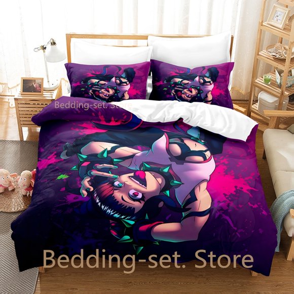 Hip HopJuri Han Bedding SetAnime three-piece set Adult Kid Bedroom Duvetcover Sets Kawaii أطقم لحاف