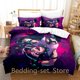 thumbnail image 1 of Hip HopJuri Han Bedding SetAnime three-piece set Adult Kid Bedroom Duvetcover Sets Kawaii أطقم لحاف, 1 of 5