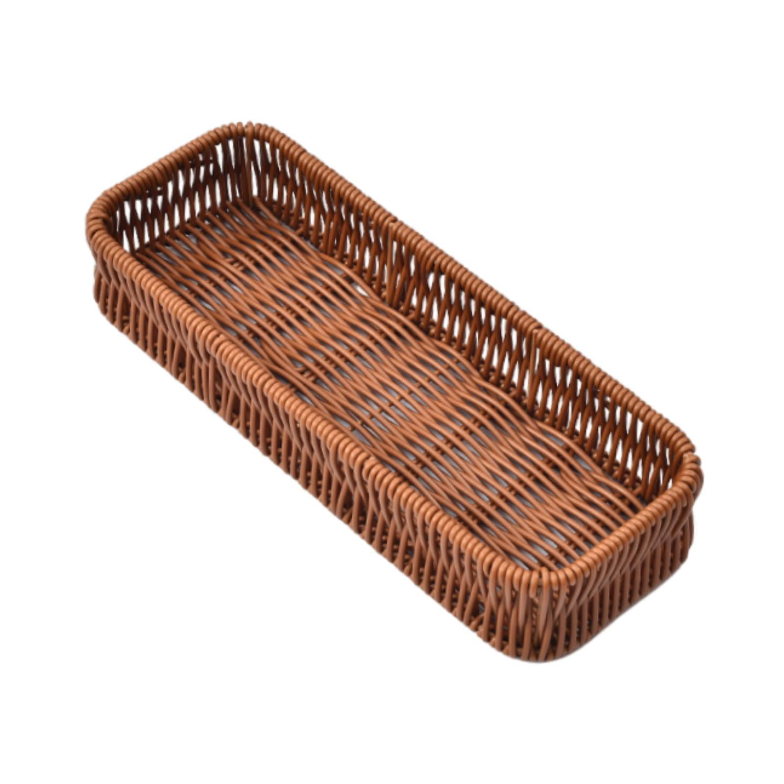 Bothyi - Cesta Tejida Para Servir Frutas, Soporte Para Mesa De Comedor, Mesa De Café, Encimera, Bocadillos M