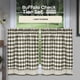 thumbnail image 2 of Juego de cortinas para ventana ACHIM Buffalo Check Tier, 58 x 24 cm, 2 of 6