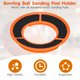 thumbnail image 5 of Porta almohadillas de lijado para bola de bolos TSSOUB Naranja + 5 discos de lija, 5 of 7