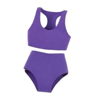 Magideal - Conjunto De Chaleco Deportivo Y Pantalones Cortos A Escala 1/12, Cómodo Y Elegante, Ropa Para Muñecas En Miniatura Para Figuras De Acción Femeninas De Violeta Claro