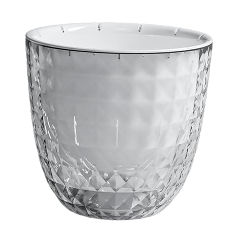 Magideal - Maceta De Flores De Autorriego, Maceta De Diseño Moderno, Maceta Transparente Para Flores, Maceta Para , Maceta Para Escritorio, Ventana Y Sala