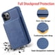 thumbnail image 1 of Leather Magnetic Wallet Case for iPhone 12/12 Pro - Shockproof, Credit Card Holder, Screen Protector & Kickstand Included!, 1 of 3