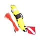 thumbnail image 3 of de boya de buceo de , buzo con cuerdas, señal de flotador de entrenamiento, equipo de seguridad inflable para buceo libre, , AMARILLO, 3 of 5