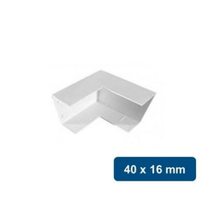 Globaltronics - Curva Exteriror Para Canaleta Pvc 40X16Mm
