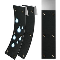 Xusx111 - 4 Paquete Amortiguador De Ruido De Canaleta, 3,5 X 11,8 En Silenciador De Ruido De Lluvia, Insertar Silenciador De Goteo De Goteo Ajustable Para Reductor De Sonido Al Aire Libre (3,5 X 11,8)