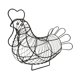 thumbnail image 4 of Cesta De Almacenamiento De Huevos De Gallina Y Pollo Negro, Arte De Alambre, Decoración Vintage Para Fiesta De Pascua, 4 of 5